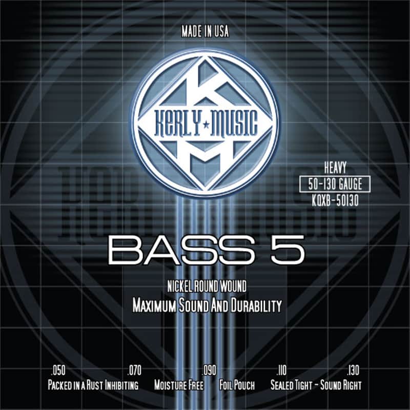 Kerly KQXB-50130 5 String Bass Strings 50 130
