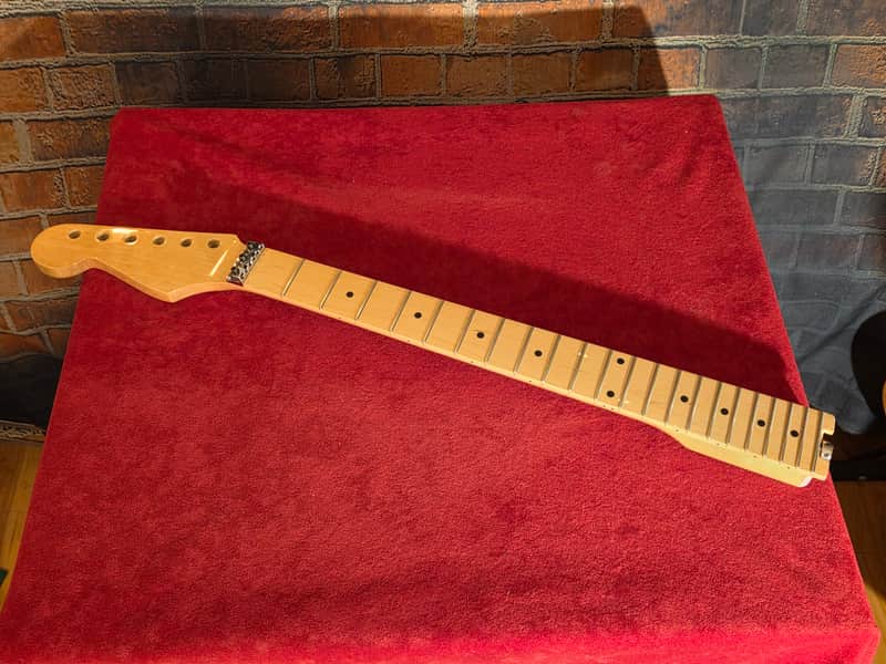 Unmarked S-Style Maple Neck w/ Locking Nut image 1