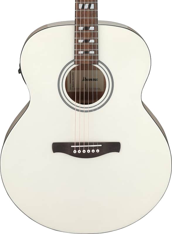 Ibanez AJ70M1E Artwood Jumbo Acoustic-electric Guitar - Pearl White image 1