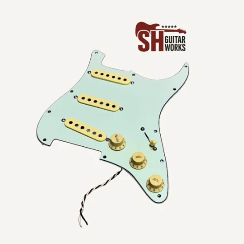 SHG5014™ Hot Modern Noiseless Loaded Stratocaster Pickguard USA Spec Wiring New! image 1