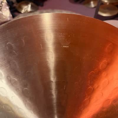 SABIAN HHX thin 21” ride cymbal 2229 grams for drums used excellent image 4