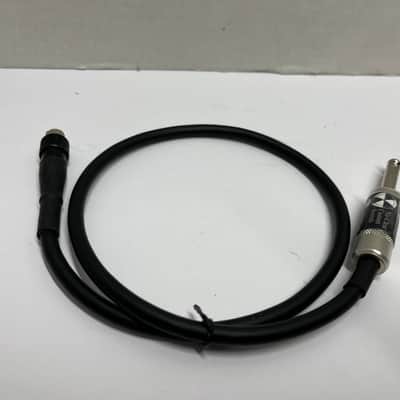 Nu-Clear Custom Belt Pack Bodypack Guitar Instrument Locking Transmitter Cable Straight 1/4" TS Male Plug to Mini TA4F Female 4-Pin Connector for Shure WA305 Line 6 G50 G55 G90 Relay AKG Lock T1 UT1 SC1 BLX1 PG1 PGX1 GLXD1 QLXD1 SLX1 LX1 ULX1 UC1 Wireless image 2