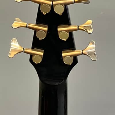 Carvin LB-76F Fretless Six String Bass LB76 - Piano Black image 5