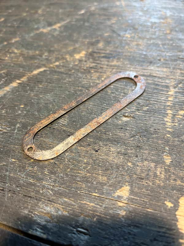 Danelectro Lipstick Pickup Ring 60's - Patinated Ni image 1