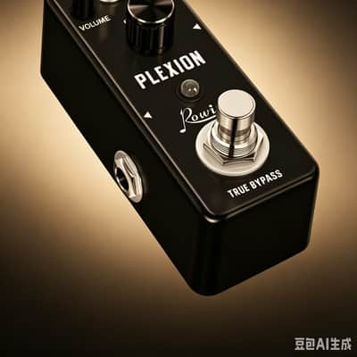 Rowin LEF-324 Plexion Plexi Distortion Pedal Dual Bright/Normal Mode True Bypass Mini Metal Guitar Effect--Shipped from Irvine Warehouse in California by USPS image 2