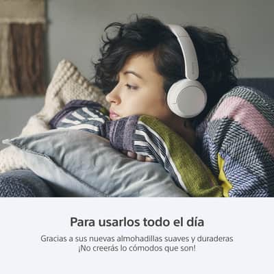Sony WH-CH520 Best Wireless Bluetooth On-Ear Headphones with Microphone for Calls and Voice Control, Up to 50 Hours Battery Life with Quick Charge Function, includes USB-C Charging Cable - Black image 4