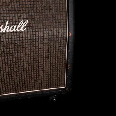 Vintage 1977 Marshall Slant Cab With "Black Backs" 4x12" 25-watt Rola Celestion Speakers Guitar Amp Cab image 3
