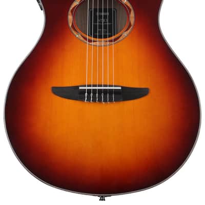 Yamaha NTX3 Nylon-string Acoustic-electric Guitar - Brown Sunburst  Sweetwater USA Exclusive image 1