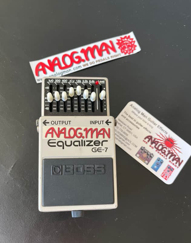 BOSS GE-7 イコライザー　WEED MOD Analogman Boss GE-7 Equalizer with Mod | Reverb Canada