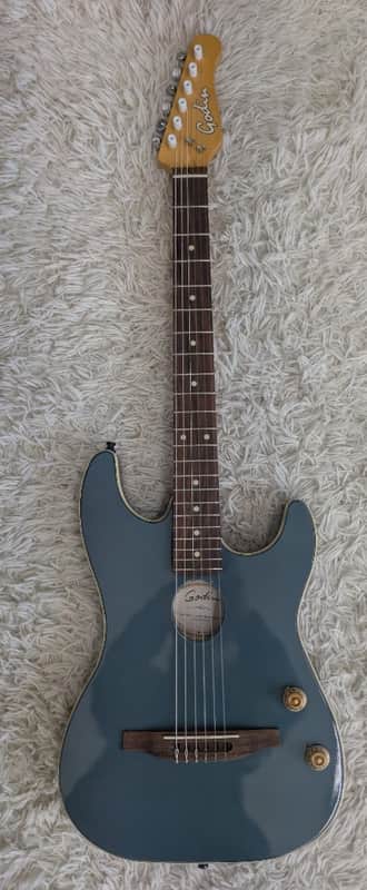 Godin G-Tour Nylon String Electric Performance Guitar Limited Arctik Blue image 1