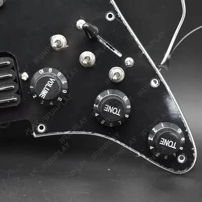 HSS Guitar Dual Hot Blades Stratocaster Strat Style Loaded Prewired Pickguard image 4