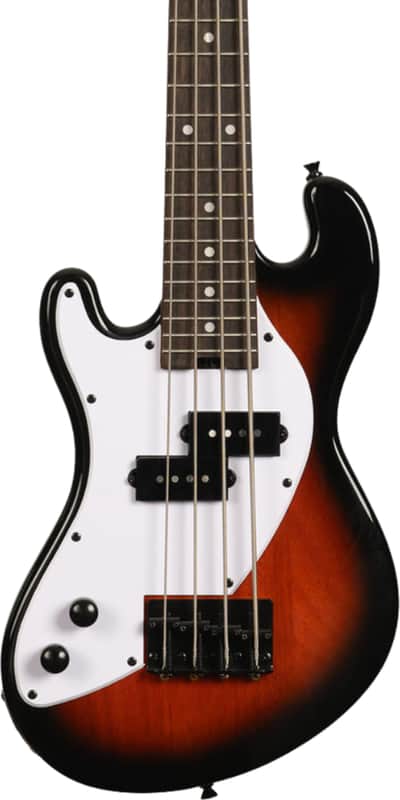 Kala Solid Body Left-Handed 4-String Electric U-BASS, Laurel Fingerboard, Tobacco Burst image 1