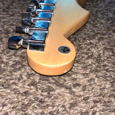 06 Fender Standard Stratocaster with  maple Fretboard David Gilmore emg’s electric guitar 2006 White image 11