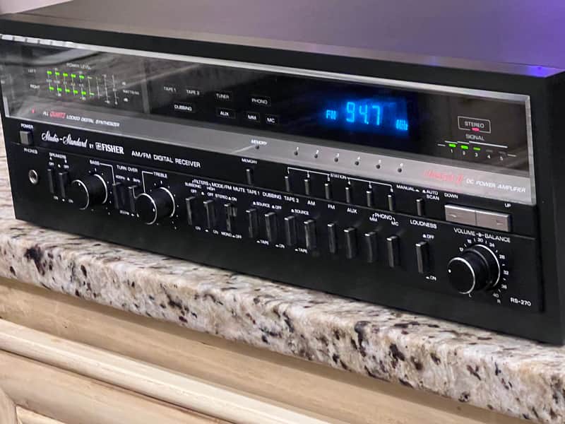 Vintage Fisher Rs 270 Stereo Receiver-50WPC-Sweet image 1