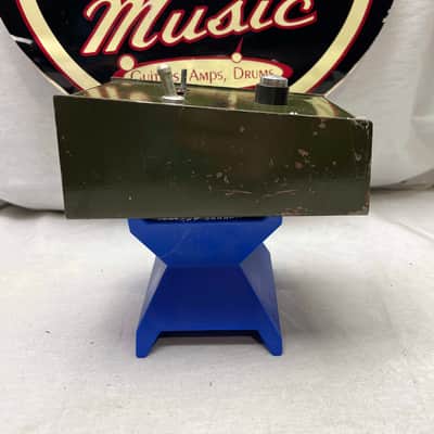 Electro-Harmonix Sovtek Green Russian Small Stone Phaser Phase Shifter phasor Pedal - large chassis - missing 1 knob + battery cover image 6