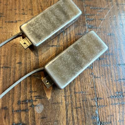 Brickhouse Toneworks Aged Vintage 1963 Firebird Mini-Humbucker Pickup Set - Nickel image 1