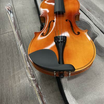 Violin Student level basswood violin - Glossy golden brown image 6