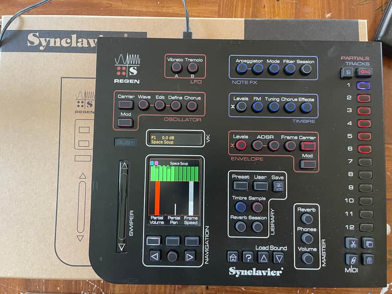 Synclavier Regen Desktop FM Synthesizer 2023 - Present - Black image 1