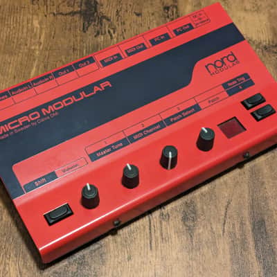 Nord Micro Modular Desktop Virtual Synthesizer 1997 - 2003 - Red image 1
