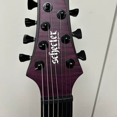 Schecter John Browne Tao-7 Electric Guitar - Satin Transparent Purple image 5