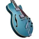 D'Angelico Premier SS Semi-Hollow Electric Guitar w/ Stairstep Tailpiece Ocean Turquoise
