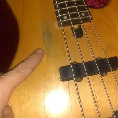 Modern 2000's (early) Yamaha BBN4 Bass Guitar + Gator Hardcase image 8
