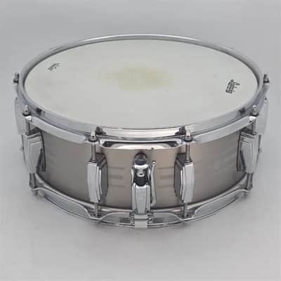 Used Ludwig Heirloom Stainless Steel Snare Drum 14x5.5 - Good image 3