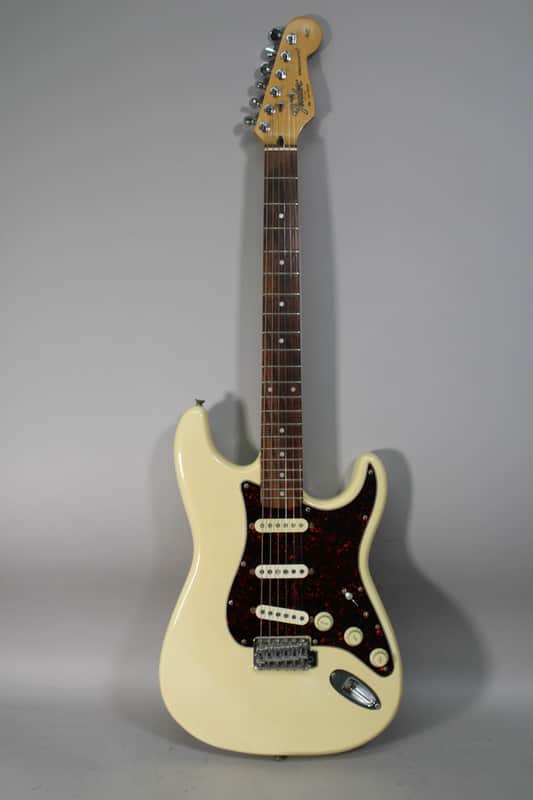 1992 Fender Squier Series Stratocaster MIK Rosewood Olympic White image 1