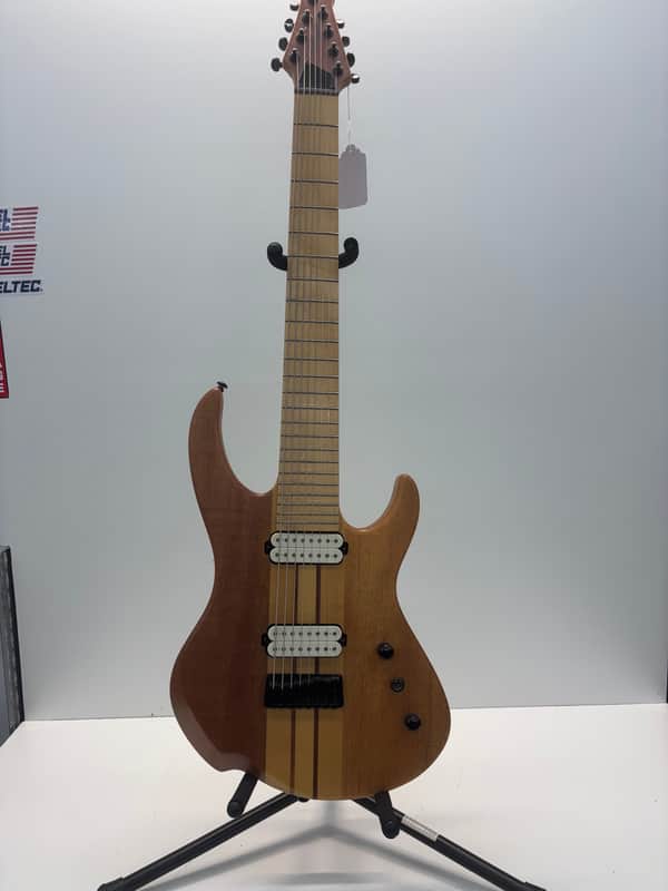 Agile Intrepid Pro 828 EB CP Natural Mahogany Electric Guitar image 1