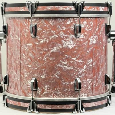 Ludwig 18/12/14" Classic Maple Jazzette Drum Set - Rose Marine Pearl image 6