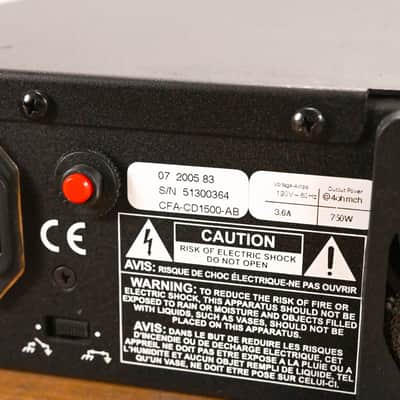 Crest Audio CD-1500 2-Channel Power Amplifier CG01Z4J image 10