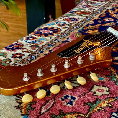 1966 Gibson Firebird III Sparkling Burgundy Metallic Non-Reverse image 19
