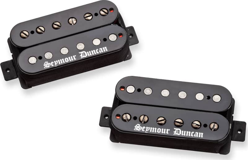 Seymour Duncan Black Winter Humbucker Pickup Set, Black image 1