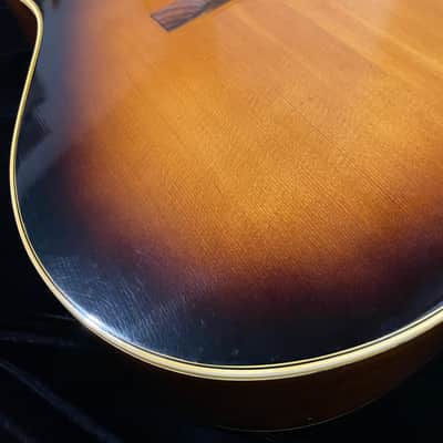 Gibson J-160E 1956 - Sunburst w/ original case image 3