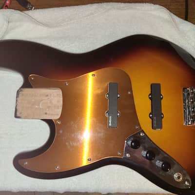 Fender MIM Loaded Body Left Handed Fender Body 2007 3 Tone Burst image 1