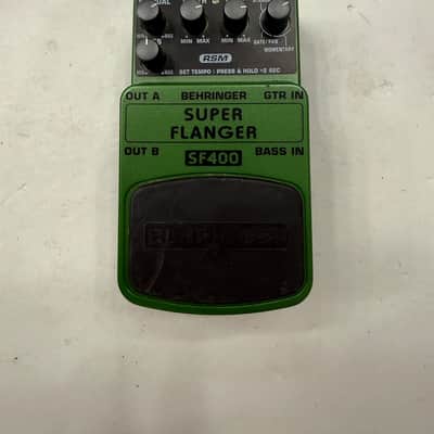 Behringer SF400 Super Flanger Analog Stereo Rare Guitar Effect Pedal
