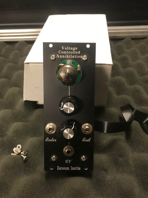 Zerosum Inertia - Voltage Controlled Annihilation / Eurorack Tube VCA/neon lamp distortion image 1