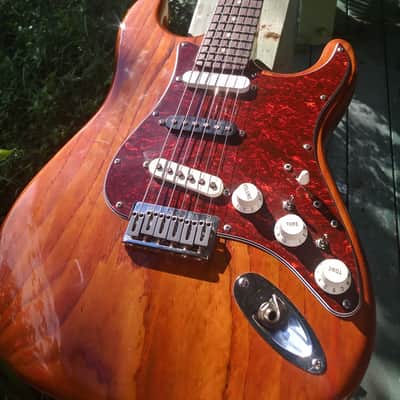 Custom Warmoth Strat Swamp Ash Birdseye Maple Indian Rosewood image 1