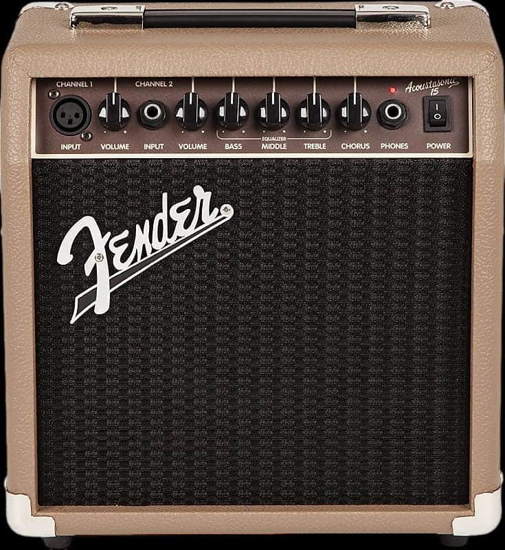 Fender Acoustasonic 15 - 15-watt 1x6" Acoustic Combo Amp image 1