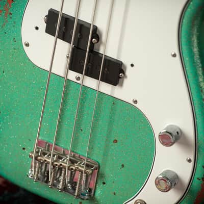 Fender Custom Shop ’59 P-Bass Heavy Relic - Aged Seafoam Green/Faded Tahitian Coral image 6