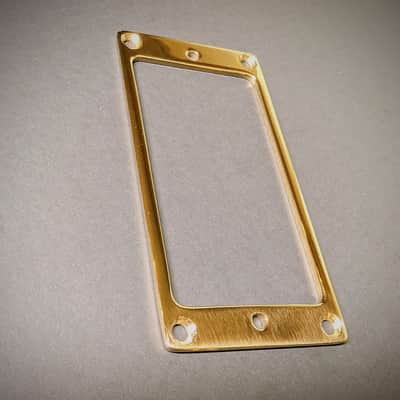 Ramme Mounting Ring For Humbucker Pickup WITH COVER (Stainless Steel Gold) image 4