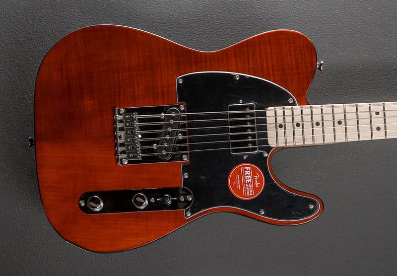 Squier Affinity Series Telecaster FMT SH - Mocha w/Maple image 1