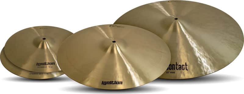Dream Cymbals IGNCP3+ Ignition 3 Piece Cymbal Pack large. 14"/18"/22" image 1