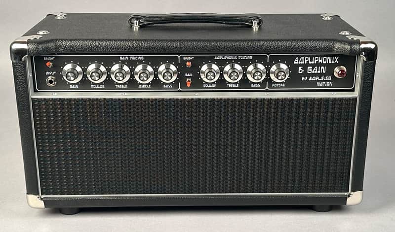 Amplified Nation Ampliphonix & Gain 50 Watt head 2023 - Black Bronco, MINT