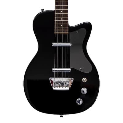 Silvertone 1303 Series Single Cut Electric Guitar - Black image 1