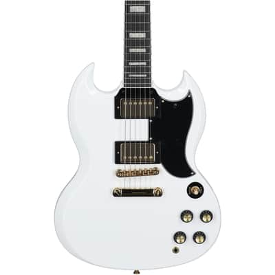 Epiphone Inspired by Gibson SG Custom Electric Guitar (with Gig Bag), Alpine White image 1
