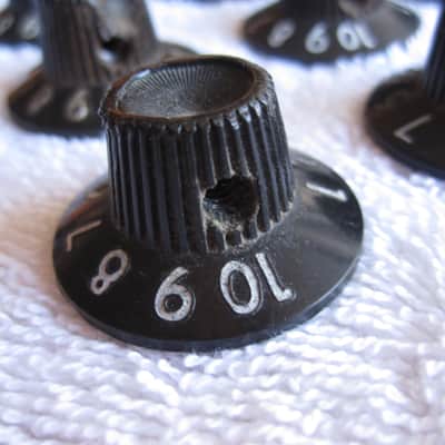 12 blackface Fender amp knobs vintage Deluxe Reverb 1965 1966 1967 1964 twin pro image 3