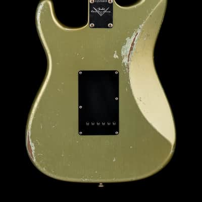 Fender Custom Shop Levi Perry Masterbuilt Empire 67 Stratocaster Relic - Super Aged Sage Green Metallic #78899 image 2