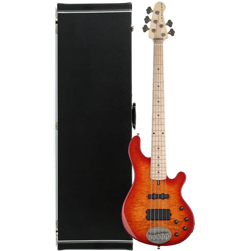 Lakland USA 55-94 Deluxe Quilted Maple Bass Guitar - Cherry Sunburst (Open Box) image 1
