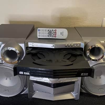 JVC MX-GA77 360W 3 CD Changer Dual Cassette Player AM/FM Stereo System CA-MXGA77 image 5